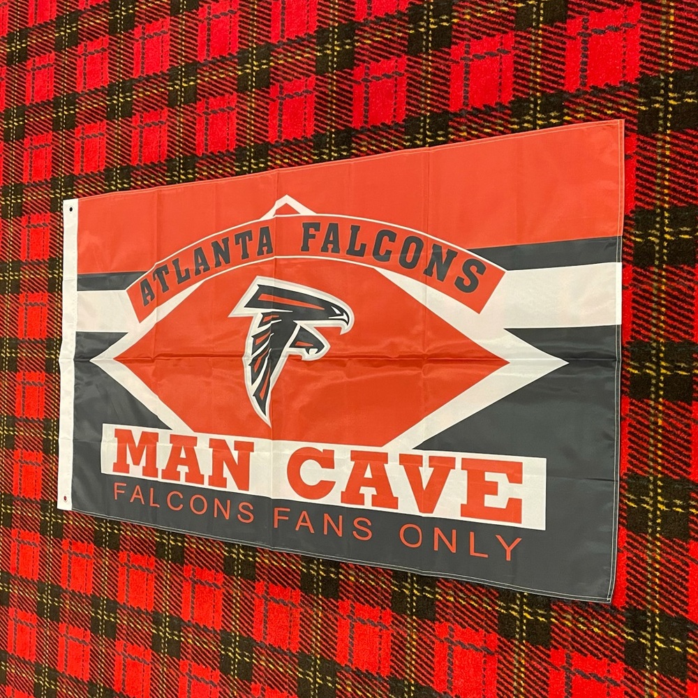 Brand new Atlanta Falcons banner flag
